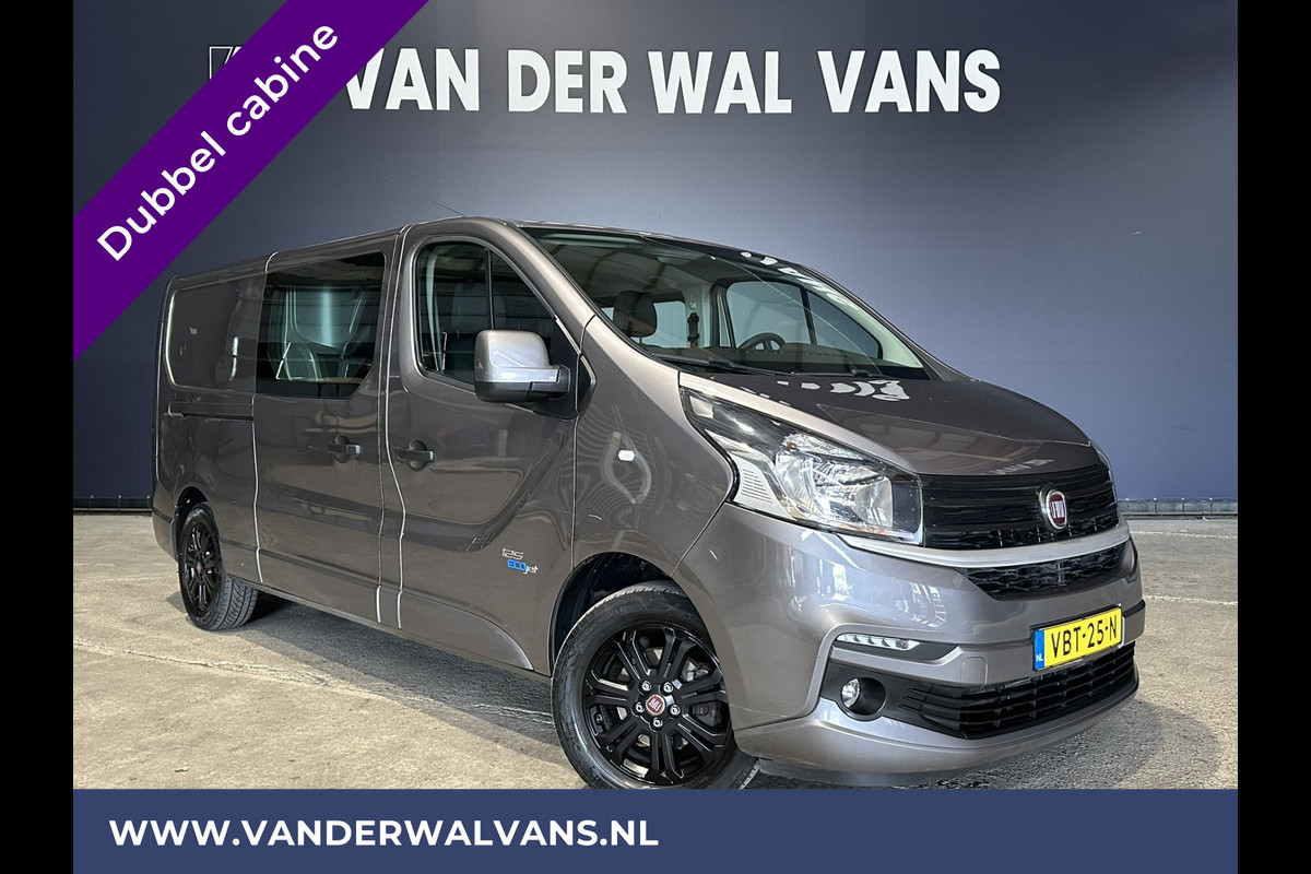 Fiat Talento 1.6 MJ 126pk L2H1 Dubbele Cabine Euro6 | Airco | 5-Zits | Trekhaak | LM-velgen cruisecontrol, parkeersensoren