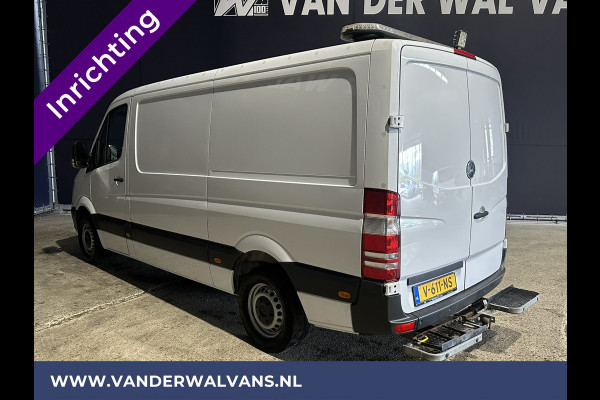 Mercedes-Benz Sprinter 316 CDI 164pk L2H1 inrichting Euro6 Airco | Omvormer | 2800kg Trekhaak | Chauffeursstoel parkeersensoren, werkbank, multifunctioneel stuurwiel