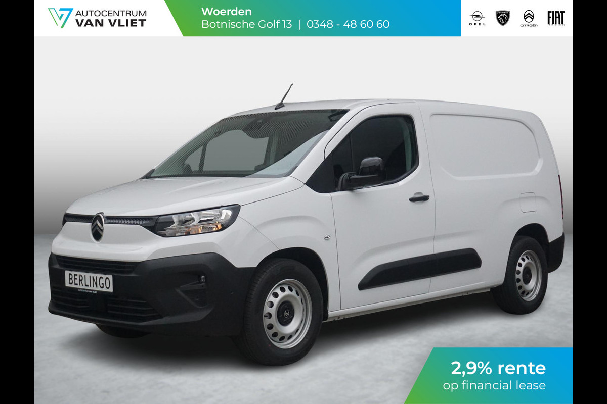 Citroën E-Berlingo L2 50 kWh | 2,9% rente | navi incl. Apple Carplay | 2x camera | parkeersensoren voor/achter | rijklaarprijs