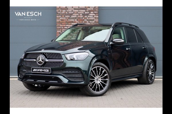 Mercedes-Benz GLE 350 de 4MATIC Premium+ AMG Line Aut9 | Luchtvering | Distronic+ | Stoelventilatie | Burmester | Trekhaak | Verwarmd Stuurwiel | Massage | Multibeam LED | Vlakkenverwarming |