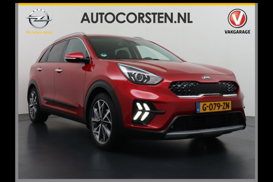 Kia Niro 1.6GDi Hybrid Aut. DynamicPLUSLine Trekhaak Adaptive Cruise control Apple Carplay Android Auto Navi Lmv 18" Pdc Keyless Regen-Lichtsensor Led Privacy Glas 1e Eigenaar