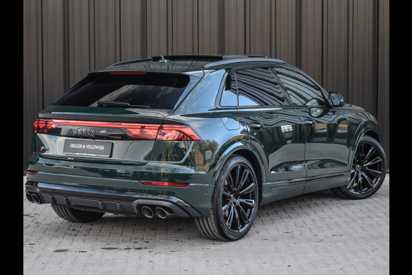 Audi Q8 60 TFSI e Competition | PANORAMADAK | 4 WIEL BESTURING | STOEL- VERWARMING EN VENTILATIE | ADAPTIVE CRUISE CONTROL | HEAD UP | A