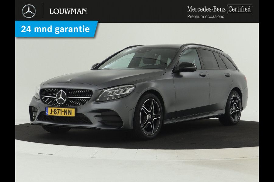 Mercedes-Benz C-Klasse Estate 180 Business Solution AMG | AMG Styling | Achteruitrijcamera | EASY-PACK-achterklep | Nightpakket | Inclusief 24 maanden MB Certified garantie voor Europa.