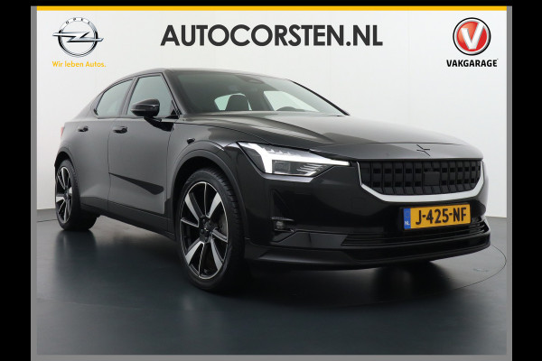 Polestar 2 AUT. 408 pk Long Range Dual Motor 78kWh Trekhaak Panoramadak Electr.Stoelen Verwarmd+Achterbank+Stuur Adaptive-Cruise Carplay An Verkeersbord detectie Regen-Lichtsensor Virtual-Cockpit Home-Link Uitparkeer+Bots waarschuwing Autonoom-Rem Lane Assist Keyless Connected services Draadloze telefoonlader 1.500kg Trekvermogen 660Nm! €61.000 nieuw!