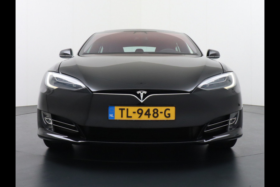 Tesla Model S 75D AWD Luchtvering Enhanced AutoPilot Navi Panorama-Dak Camera Adaptive-Led Elektr.Stuur en Stoel+Geheugen+Spiegels+verwarmd El 19"Lmv 4WD Schuifkanteldak WiFi Rijstrookhulp Bordherkenning ACC ESP Dodehoek Detector Mistlampen Verwarmde-Sproeiers Nieuwprijs €91.400