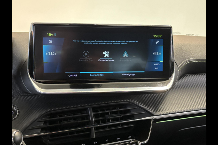 Peugeot e-208 EV GT 50 kWh 3-fase | Navigatie | Achteruitrijcamera | Android auto / Apple carplay | Dodehoekdetectie | 3D I-Cockpit