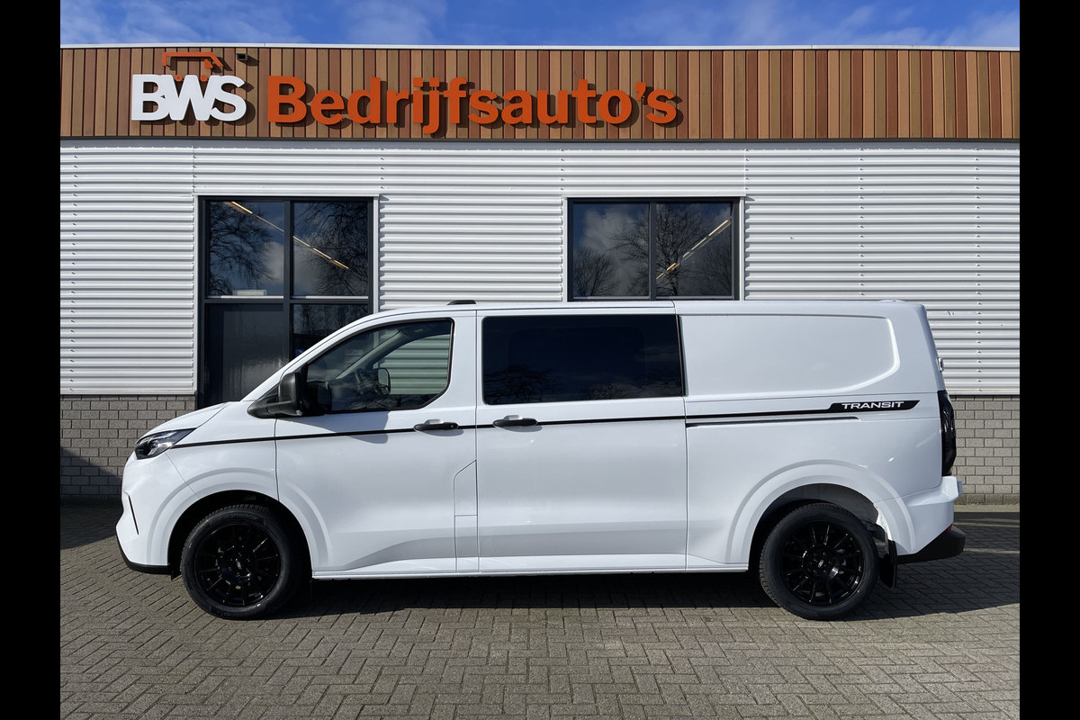 Ford Transit Custom 340 2.0 TDCI 130pk L2H1 Sport originele DC 5 persoons / rijlklaar € 42.950 ex btw / lease vanaf € 769 / 18 inch velgen 4 seizoenen banden / nieuwe bus BPM vrij !