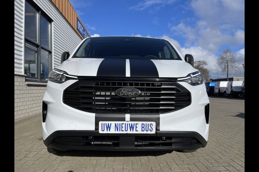 Ford Transit Custom 340 2.0 TDCI 130pk L2H1 Sport originele DC 5 persoons / rijlklaar € 42.950 ex btw / lease vanaf € 769 / 18 inch velgen 4 seizoenen banden / nieuwe bus BPM vrij !