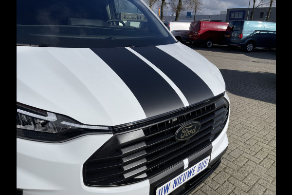 Ford Transit Custom 340 2.0 TDCI 130pk L2H1 Sport originele DC 5 persoons / rijlklaar € 42.950 ex btw / lease vanaf € 769 / 18 inch velgen 4 seizoenen banden / nieuwe bus BPM vrij !