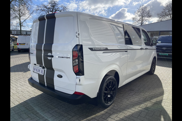 Ford Transit Custom 340 2.0 TDCI 130pk L2H1 Sport originele DC 5 persoons / rijlklaar € 42.950 ex btw / lease vanaf € 769 / 18 inch velgen 4 seizoenen banden / nieuwe bus BPM vrij !