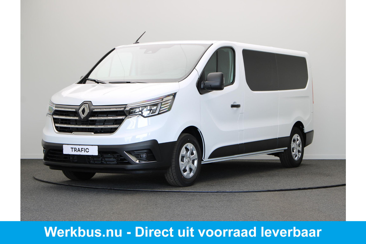 Renault Trafic 2.0 Blue dCi 130 T30 L2H1 Advance DC Ook in Zwart en Grijs Metallic leverbaar!!! Dubbele Cabine!