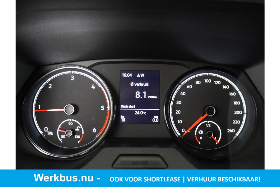 Volkswagen Transporter 2.0 TDI L2H1 30 DC COMFORTLINE BPM VRIJ! Ook voor shortlease verkrijgbaar! EXEC. PLUS Pakket | DUBBELE CABINE |