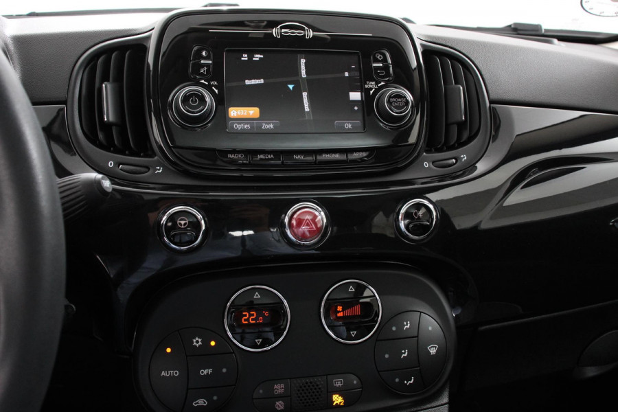 Fiat 500 1.2 Lounge | Navigatie Apple Carplay/Android Auto Climate control Cruise control Lichtmetalen velgen