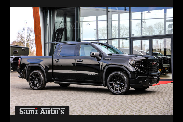 GMC Sierra Denali 6.2 V8 426PK | HUD | 360CAMERA | HEAD-UP | LANE ASSIST | VIRTUAL COCKPIT |  BLACK LEDER | DUBBELE CABINE | 5 PERSOONS | PICK UP | Voorraad Nr 433794