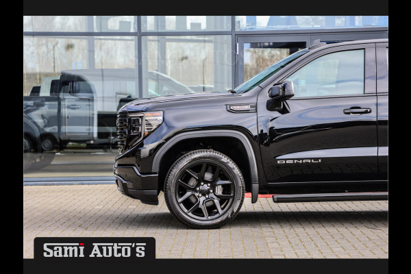 GMC Sierra Denali 6.2 V8 426PK | HUD | 360CAMERA | HEAD-UP | LANE ASSIST | VIRTUAL COCKPIT |  BLACK LEDER | DUBBELE CABINE | 5 PERSOONS | PICK UP | Voorraad Nr 433794