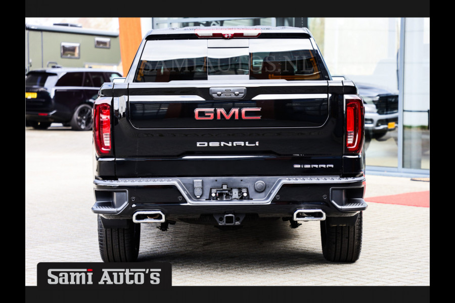 GMC Sierra Denali 6.2 V8 426PK | HUD | 360CAMERA | HEAD-UP | LANE ASSIST | VIRTUAL COCKPIT |  BLACK LEDER | DUBBELE CABINE | 5 PERSOONS | PICK UP | Voorraad Nr 433794