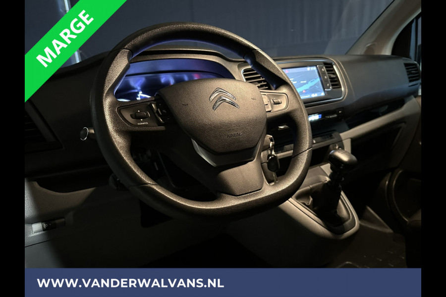 Citroën Jumpy 2.0 BlueHDI **MARGE, GEEN BTW** 123pk L3H1 XL Dubbel cabine Euro6 RIJKLAAR Airco | Navigatie Cruisecontrol, Apple Carplay, 2500kg Trekhaak, Parkeersensoren, 5-Zits