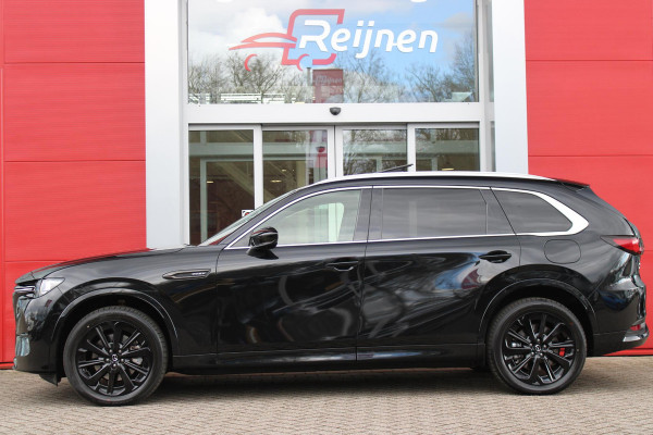 Mazda CX-80 2.5 e-SkyActiv 328PK PHEV HOMURA PLUS | 7-PERSOONS! | DRIVER PERSONALIZATION SYSTEM (GEZICHTSHERKENNING) | ELEKTRISCH BEDIENBARE VOORSTOELEN | FULL LEDEREN BEKLEDING | ADAPTIVE CRUISE CONTROL | 20" LICHTMETALEN VELGEN BLACK | 360° CAMERA | STOEL/STUUR VERWARMING | STOEL VENTILATIE | STOEL VERWARMING ACHTER | ADAPTIVE LED KOPLAMPEN | CLIMATE CONTROL VOOR + ACHTER | NAVIGATIE | APPLE CARPLAY/ANDROID AUTO | PANORAMISCH SCHUIF/KANTEL DAK | PARKEERSENSOREN VOOR EN ACHTER | BOSE AUDIO SYSTEM (12 SPEAKERS) | ELEKTRISCH BEDIENBARE ACHTERKLEP | DRAADLOZE TELEFOON LADER | HEAD U