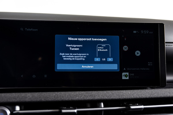 Hyundai Tucson 1.6 T-GDI MHEV Comfort Smart (Nieuw model) | Dig. Cockpit | Adapt. Cruise | Stoel-+stuurverw. | Elek. Klep | Camera | PDC | NAV+App. Connect | ECC | LM 18" | 5195