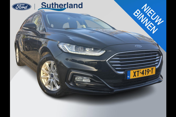 Ford Mondeo Wagon 2.0 IVCT HEV Titanium 187pk Automaat Adaptieve Cruise | SONY Audio | Full LED | Elek Achterklep | Stoelverwarming | Dealer onderhouden