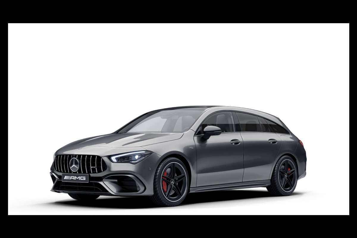 Mercedes-Benz CLA-Klasse Shooting Brake AMG 45 S 4MATIC+ 422pk | Wordt verwacht | Panoramadak | ACC | Burmester | 360 Camera | Multibeam LED | AMG Night Pack |