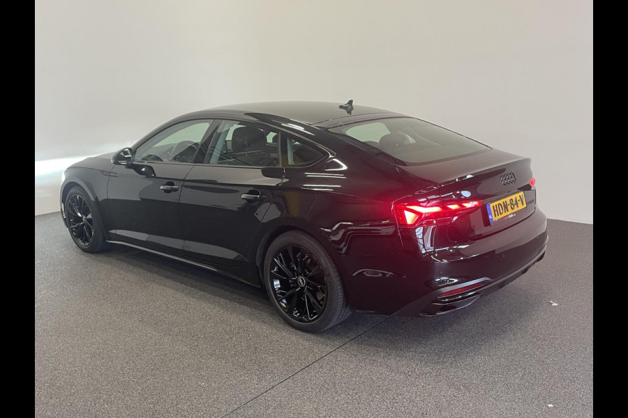 Audi A5 Sportback 40 TFSI 204pk S-Tronic Prestige Plus Black Pack  Navigatie | Climate Control | Camera | Electrisch bedienbare achterklep | Virtual Cockpit | Led | Dab | Stoelverwarming | Dab | Trekhaak