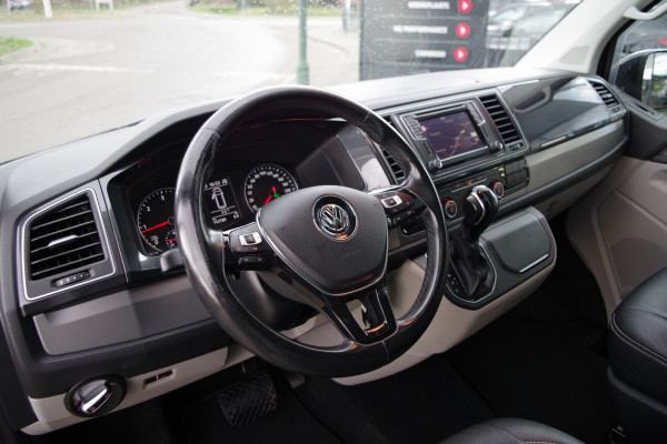 Volkswagen Transporter 2.0 TDI 204 PK DSG-Automaat L2H1 DC Highline, 5-P, Leder, LED, Schuif-Kanteldak, Trekhaak, Carplay, Stoelverwarming, Adap. Cruis