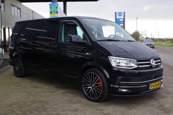 Volkswagen Transporter 2.0 TDI 204 PK DSG-Automaat L2H1 DC Highline, 5-P, Leder, LED, Schuif-Kanteldak, Trekhaak, Carplay, Stoelverwarming, Adap. Cruis