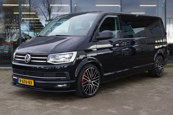 Volkswagen Transporter 2.0 TDI 204 PK DSG-Automaat L2H1 DC Highline, 5-P, Leder, LED, Schuif-Kanteldak, Trekhaak, Carplay, Stoelverwarming, Adap. Cruis