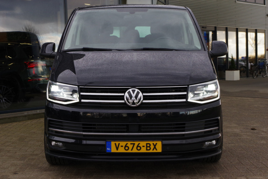 Volkswagen Transporter 2.0 TDI 204 PK DSG-Automaat L2H1 DC Highline, 5-P, Leder, LED, Schuif-Kanteldak, Trekhaak, Carplay, Stoelverwarming, Adap. Cruis