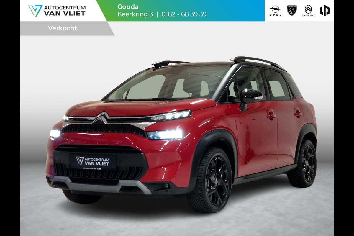 Citroën C3 Aircross 1.2 PureTech Shine 130PK | Automaat | Leder | Elektrisch dakraam | Navigatie | Voorruitverwarming | Stoelverwarming |