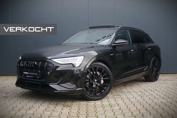 Audi e-tron e-tron 50 quattro S edition Black 71 kWh | S-Line | Panoramadak | Memory Seats | Luchtvering | Adaptive Cruise Control | Camera | Keyless | Matrix LED | Leder | Stoelverwarming | NAP | BTW