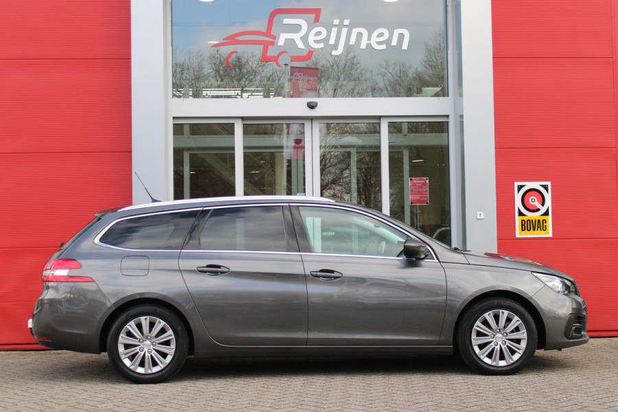 Peugeot 308 SW 1.2 130PK ALLURE | TREKHAAK | PANORAMA DAK | NAVIGATIE | APPLE CARPLAY/ANDROID AUTO | CLIAMTE CONTROL | ADAPTIVE CRUISE CONTROL | PARKEERSENSOREN VOOR EN ACHTER | LICHTMETALEN VELGEN | DAB+ RADIO | ALL SEASON BANDEN |