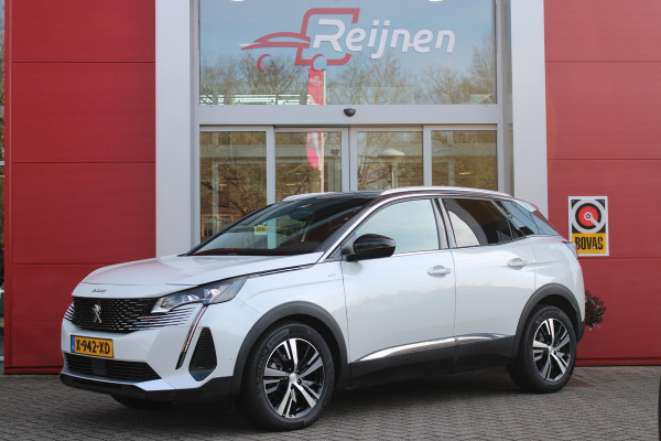 Peugeot 3008 1.2 136PK Hybrid GT | 360° CAMERA | NAVIGATIE | ADAPTIVE CRUISE CONTROL | APPLE CARPLAY/ANDROID AUTO | CLIMATE CONTROL | 18" LICHTMETALEN VELGEN | DODEHOEK DETECTIE | KEYLESS ENTRY/START | FULL LED KOPLAMPEN | PARKEERSENSOREN VOOR EN ACHTER | DAB+ RADIO | LANE ASSIST |
