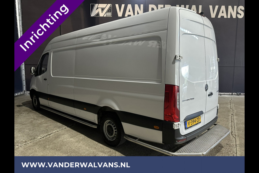 Mercedes-Benz Sprinter 311 CDI Automaat L3H2 *Post NL inrichting* Euro6 Airco | Camera sidebars, 270 graden achterdeuren, schappen, doorloopdeur