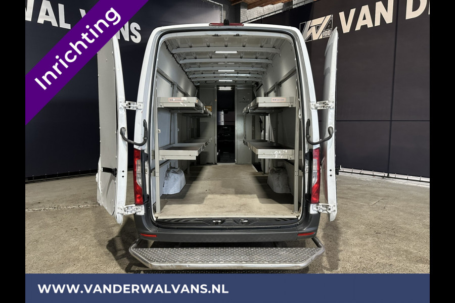 Mercedes-Benz Sprinter 311 CDI Automaat L3H2 *Post NL inrichting* Euro6 Airco | Camera sidebars, 270 graden achterdeuren, schappen, doorloopdeur