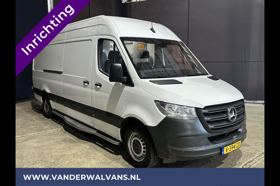 Mercedes-Benz Sprinter 311 CDI Automaat L3H2 *Post NL inrichting* Euro6 Airco | Camera sidebars, 270 graden achterdeuren, schappen, doorloopdeur