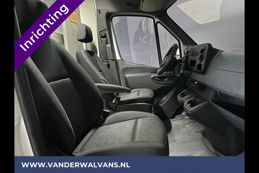 Mercedes-Benz Sprinter 311 CDI Automaat L3H2 *Post NL inrichting* Euro6 Airco | Camera sidebars, 270 graden achterdeuren, schappen, doorloopdeur