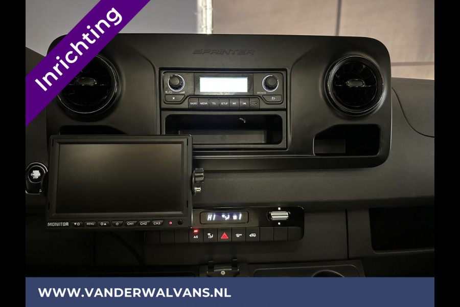 Mercedes-Benz Sprinter 311 CDI Automaat L3H2 *Post NL inrichting* Euro6 Airco | Camera sidebars, 270 graden achterdeuren, schappen, doorloopdeur