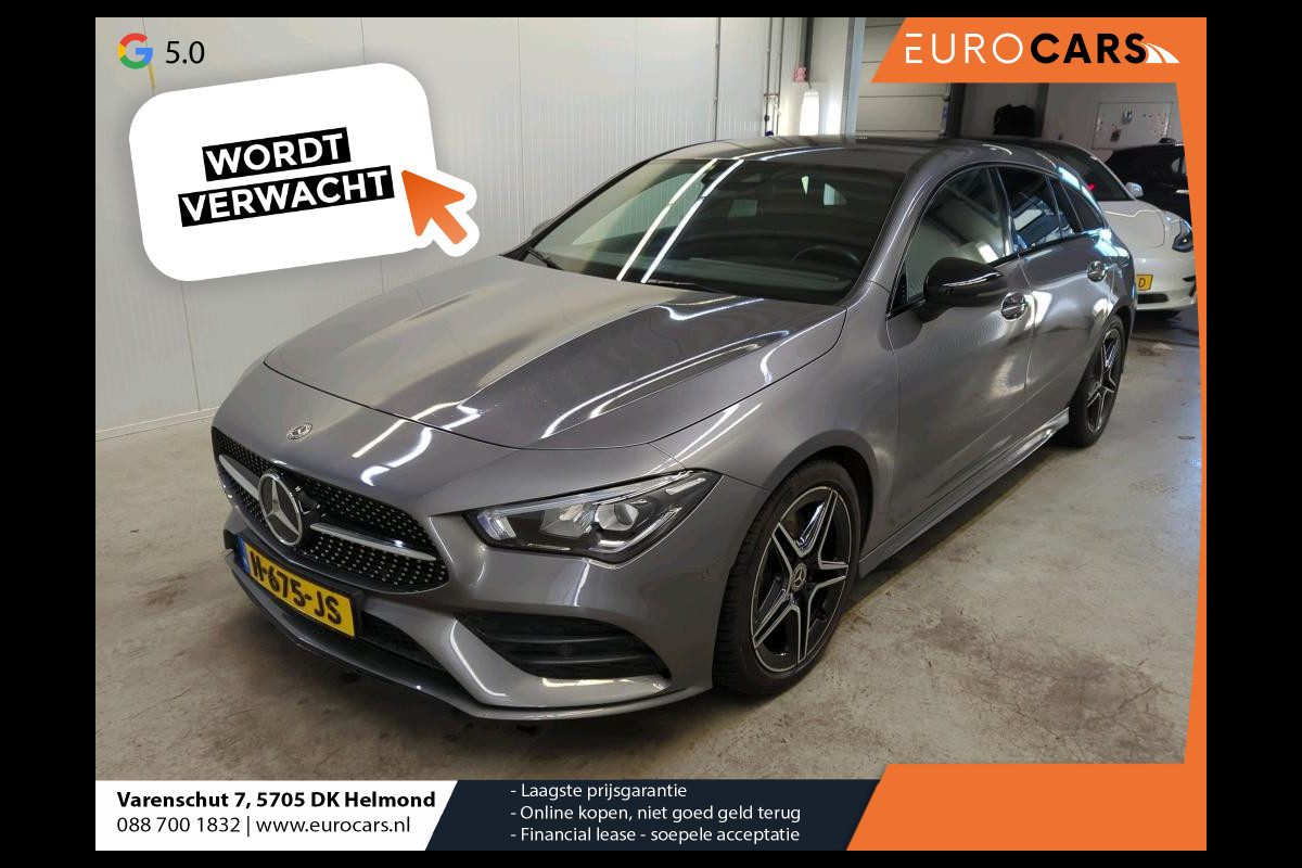 Mercedes-Benz CLA-Klasse Shooting Brake 200 Aut. DCT AMG Line Night Pakket Plus Pakket Ambiente Verlichting Leder Alcantara Trekhaak Full LED Navigatie PDC VA + Camera