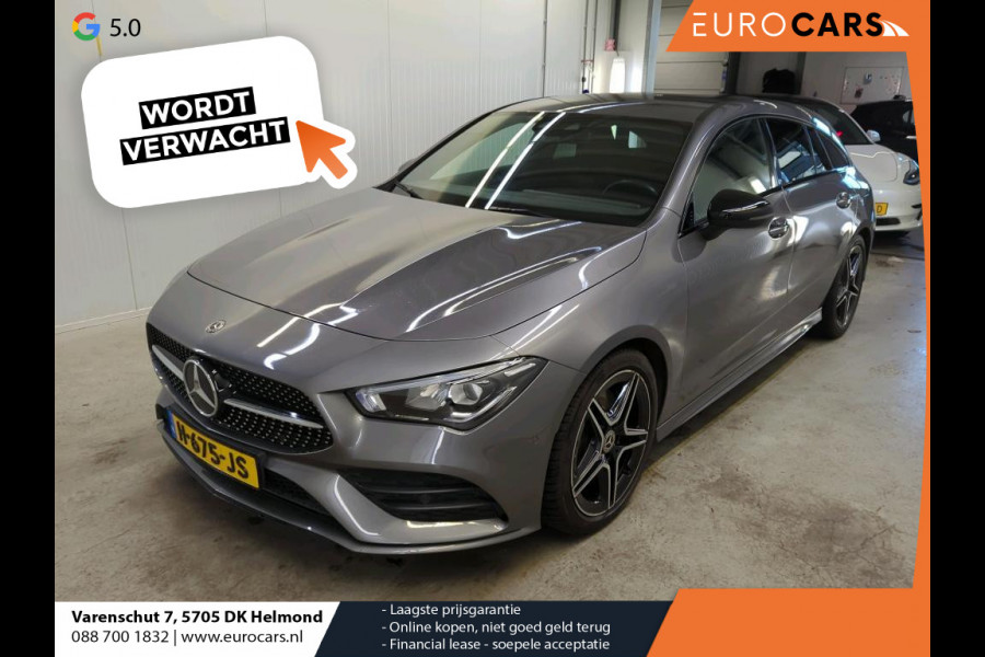 Mercedes-Benz CLA-Klasse Shooting Brake 200 Aut. DCT AMG Line Night Pakket Plus Pakket Ambiente Verlichting Leder Alcantara Trekhaak Full LED Navigatie PDC VA + Camera