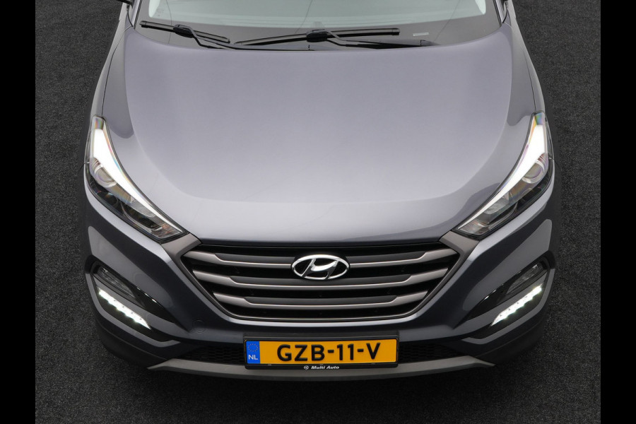 Hyundai Tucson 1.6 T-GDI Premium Automaat | Panodak | Lederen Sportstoelen | Trekhaak Afneembaar | Apple Carplay | Navigatie | Cruise Control | Navigatie | Camera | L.M. 19" |
