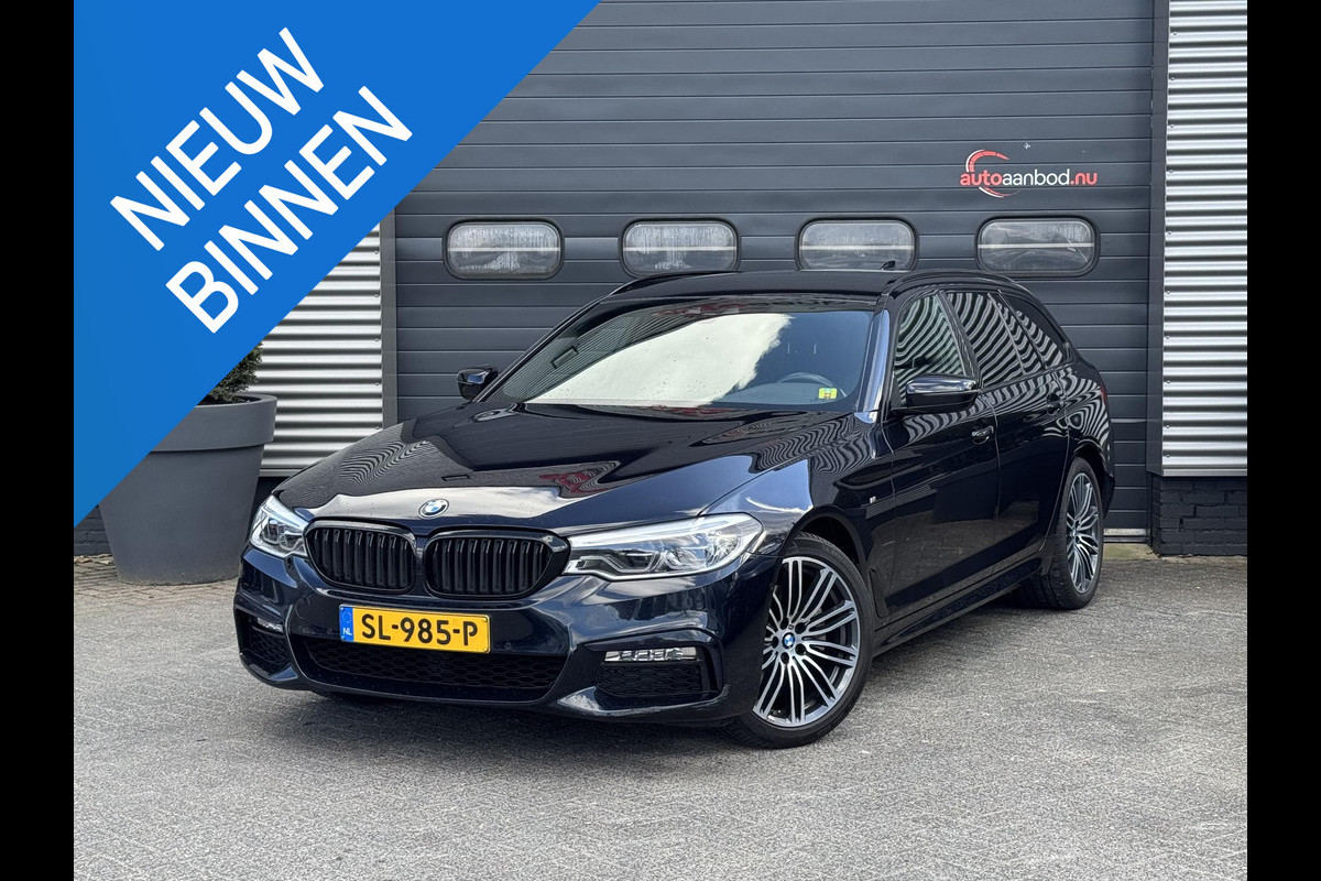 BMW 5 Serie Touring 520i High Executive M-Sport | Navigatie | Cruise Control | 19 Inch Lichtmetalen Velgen | Parkeersensoren |