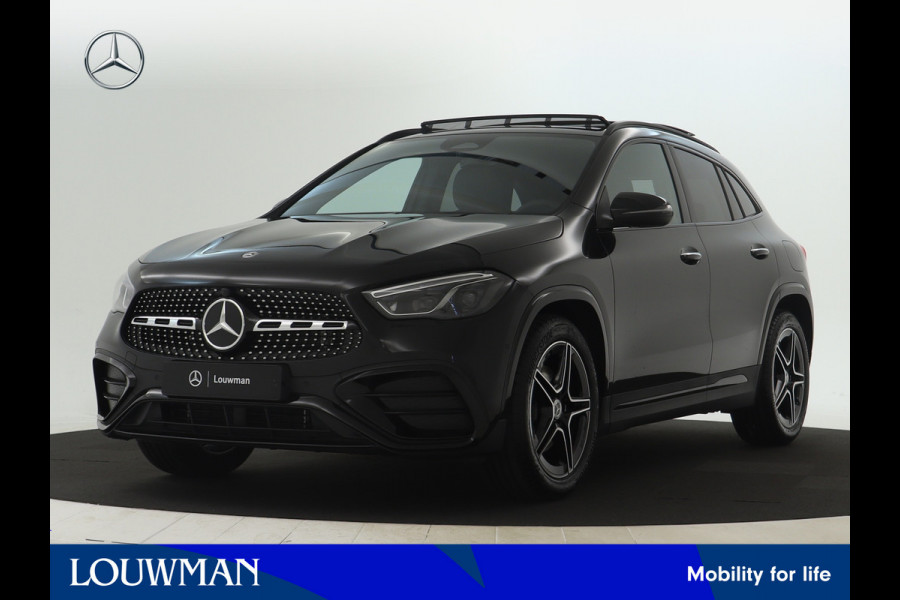 Mercedes-Benz GLA 180 Business Solution AMG | Trekhaak | Nightpakket | Parkeerpakket met achteruitrijcamera | Keyless-Go comfortpakket | EASY PACK achterklep | Dodehoekassistent | USB-pakket plus | Verwarmde stoelen vooraan |