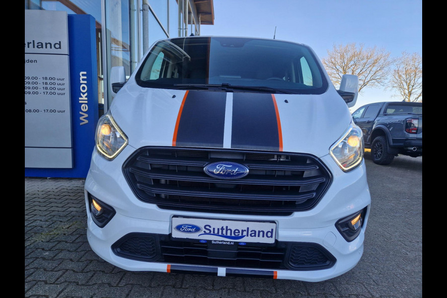 Ford Transit Custom 310 2.0 TDCi EcoBlue 310 L1 Sport Dubbele Cabine | 170pk Automaat | DC | Achteruitrijcamera | 2 schuifdeuren | Stoelverwarming | Zeer netjes!