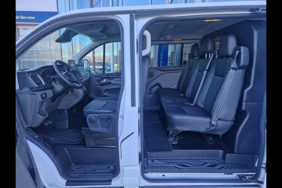 Ford Transit Custom 310 2.0 TDCi EcoBlue 310 L1 Sport Dubbele Cabine | 170pk Automaat | DC | Achteruitrijcamera | 2 schuifdeuren | Stoelverwarming | Zeer netjes!