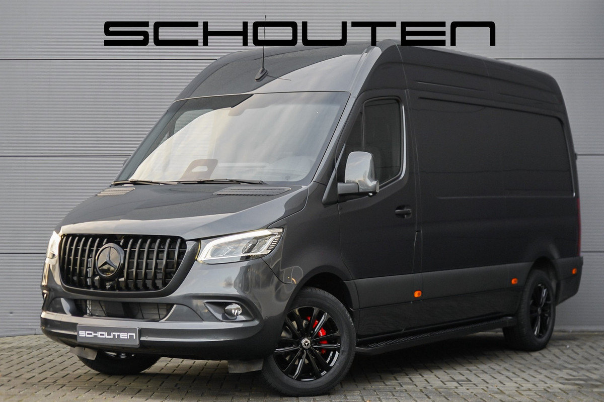 Mercedes-Benz Sprinter 319 1.9 CDI L2H2 RWD BPM Vrij Black Pack Panamericana Distronic 360°  Navi Trekhaak