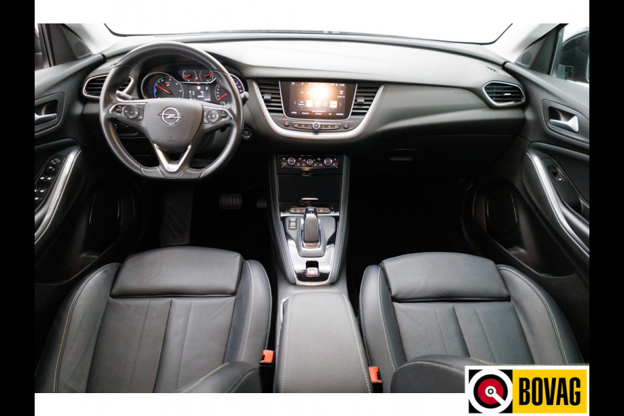 Opel Grandland X 1.6 Turbo Hybrid Ultimate 229 PK | Leer | Stoelverwarming en koeling | Electrische achterklep 19 Inch, Camera voor+achter, Keyless, Navigatie, Carplay