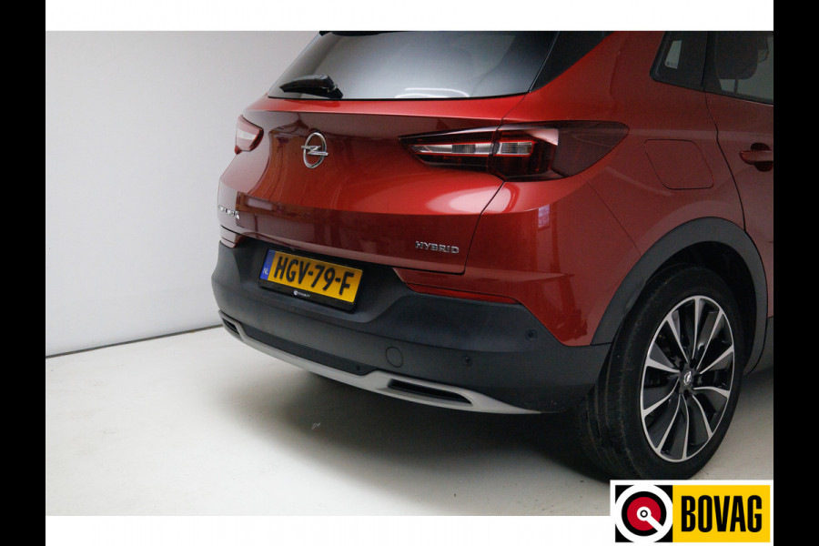 Opel Grandland X 1.6 Turbo Hybrid Ultimate 229 PK | Leer | Stoelverwarming en koeling | Electrische achterklep 19 Inch, Camera voor+achter, Keyless, Navigatie, Carplay