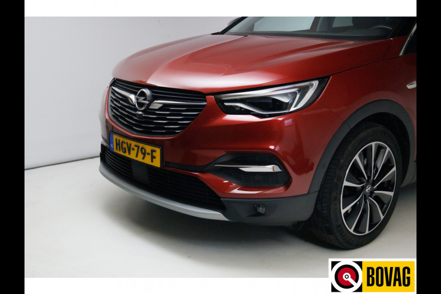 Opel Grandland X 1.6 Turbo Hybrid Ultimate 229 PK | Leer | Stoelverwarming en koeling | Electrische achterklep 19 Inch, Camera voor+achter, Keyless, Navigatie, Carplay